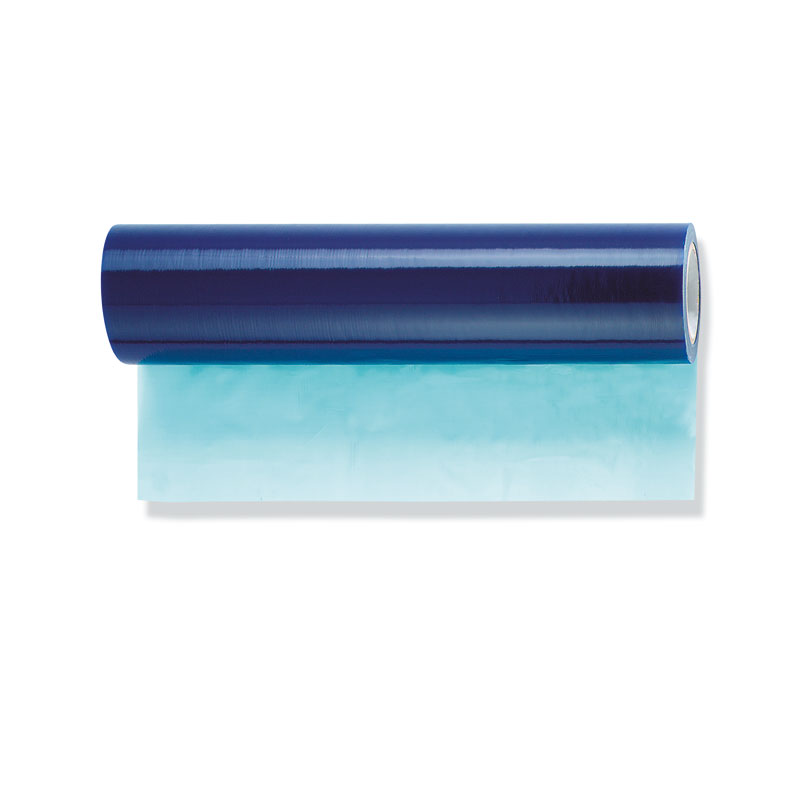 Glasschutzfolie 250 mm x 100 m blau ca. 50 my Glasschutzfolie 250 mm x 100 m blau ca. 50 my
