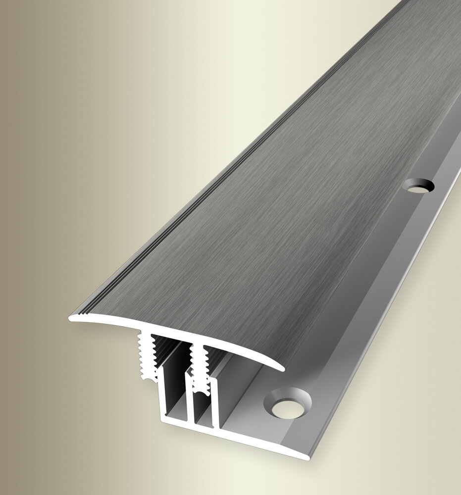 Küberit Übergangsprofil Euro-Clip Plus Typ 568, 100 cm, edelstahloptik f.g.(F2G) Küberit Übergangsprofil Euro-Clip Plus Typ 568, 100 cm, edelstahloptik f.g.(F2G)