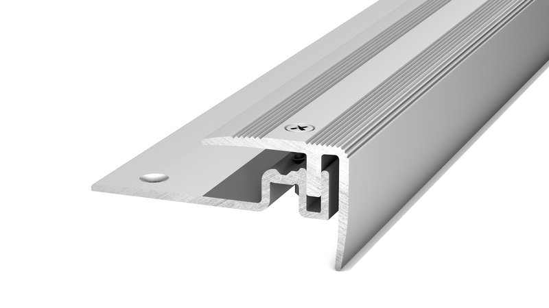 PRINZ PS400 Alu Treppenkantenprofil Nr. 420, 30 x 25 mm, 100 cm, silber